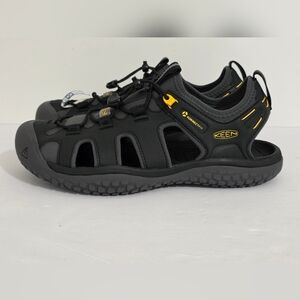 Keen Black and Yellow Hiking Sandals